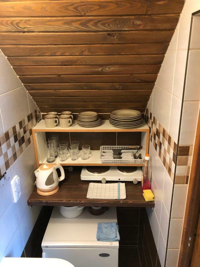 Chata Jezevec Hojsova Stráž Bagian luar foto